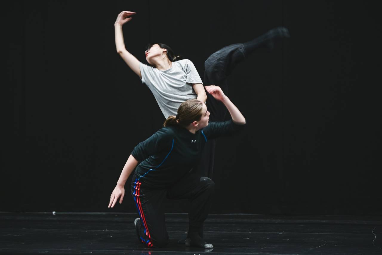 young dancers working together