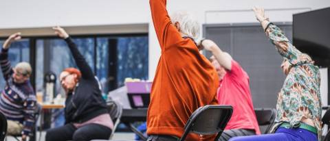 Dance for Parkinson's ballet pose